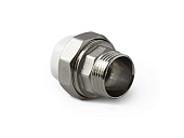 Муфта разъем. п/ш 20*1/2 с перех. на металл Pro Aqua (25/125)